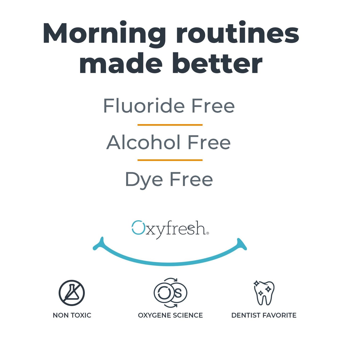 Oxyfresh Lemon Mint Fresh Breath Mouthwash – Bad Breath Treatment – SLS & Fluoride Free – Alcohol Free, Gentle Nonburning with Xylitol & Essential Oils – Pro Size Gallon 128 oz