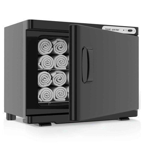 StateRiver Towel Warmer Cabinet, 23L Large Hot Bath Towel Warmer Heating Use for Facial Spa, Hair Beauty, Salon Equipment and Home- Black