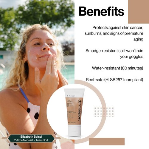 TRISWIM Chlorine Removal Body Wash & After Swim Lotion with Dermasport pH Balancing Cleanser, Hydrating Face Moisturizer, and Facial Sunscreen SPF 50 Bundle | Complete Skincare & Haircare for Swimmers