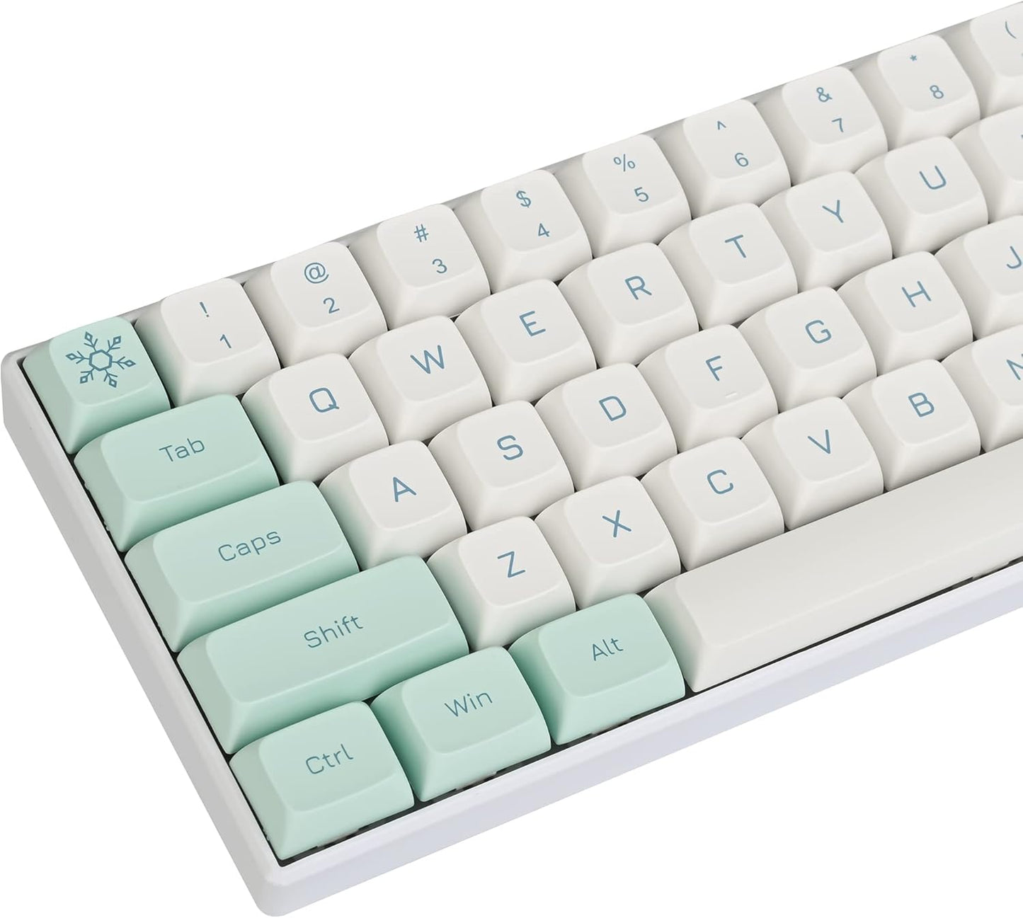 140 Keys Gradient Keycaps Side Printed Keycap Set Cherry Profile PBT Keycaps Double Shot Shine Through Custom Keycaps for Mechanical Gaming Keyboards(Minutest Dust)