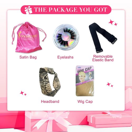 INVITEYOU Body Wave Lace Front Wigs Human Hair 13x4 HD Transparent Lace Frontal Wigs for Black Women 180% Density Glueless Wigs Human Hair Pre Plucked with Baby Hair (18inch)