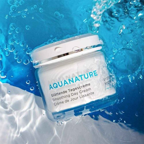 ANNEMARIE BÖRLIND - AQUANATURE Smoothing Day Cream - Aloe Algae and Hyaluronic Acid Facial Moisturizer - Smooths, Regenerates, Rehydrates - 1.69 Fl Oz