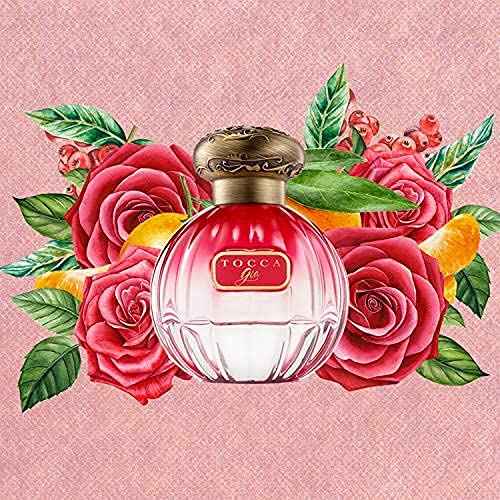 Tocca Women's Perfume, Gia Fragrance, 1.7oz (50 ml) - Warm Floral, Pink Peppercorn, Tangerine, Turkish Rose - Hand-Finished Bottle