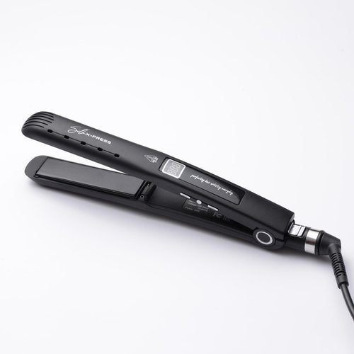 COCCO® Silk Xpress PRO Ceramic 1" Flat Iron - Advanced Titanium Plates with Nano Ceramic & Tourmaline, Patented Nano Technology for Professional Hair Straightening & Styling