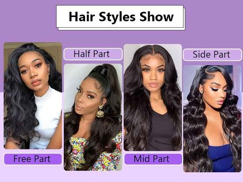 SUNKASA 20 Inch Lace Front Wig Human Hair Body Wave Wigs for Black Women HD 13x4 Lace Frontal Glueless Wigs Human Hair Pre Plucked With Baby Hair Natural Color