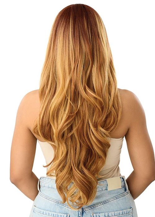 Outre Lace Front Wig - Perfect Hair Line - Swoop Series Y-Part 206 (TIRAMISU)