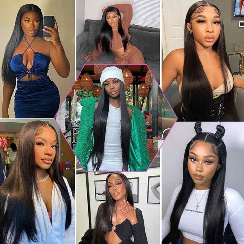JTMMP 12A Straight Bundles Human Hair 26 26 26 Inch 100% Unprocessed Brazilian Virgin Hair 3 Human Hair Bundles for Black Women Natural Color Suitable To Wear At All Times