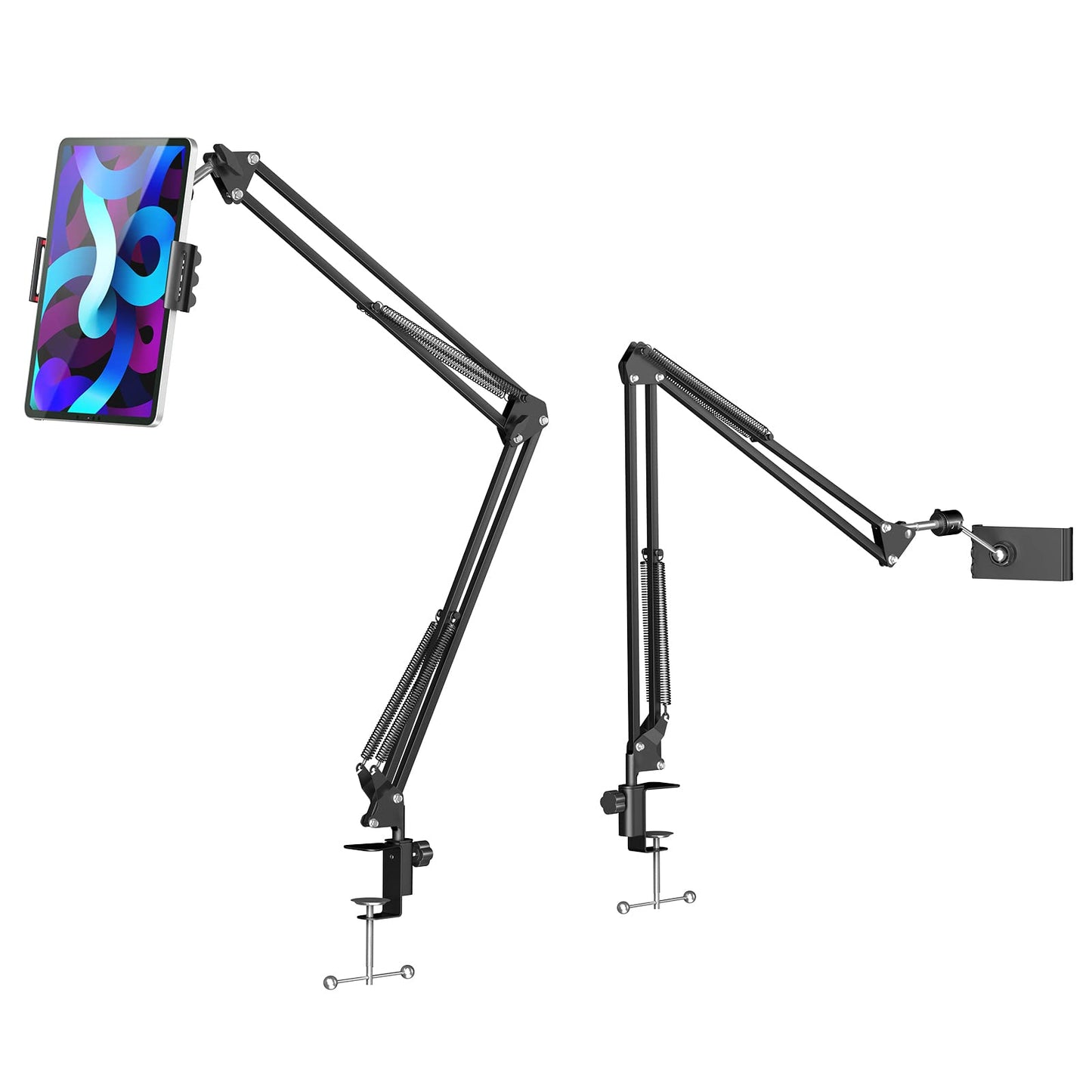 ANIVIA Articulating Arm Phone Mount, Adjustable Arm Webcam, Phone Holder for Streaming, Baking, Crafting, Compatible with 4.3-6.7 inch Devices
