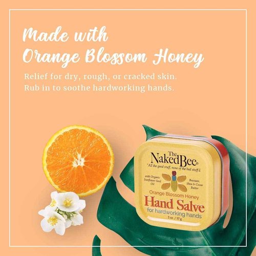 The Naked Bee Hand & Cuticle Healing Salve + Honey with Ceramide 3, Serious Hand Repair Cream Lotion + Honey Hand Salve 2oz + Jasmine & Honey Moisturizing Hand & Body Lotion