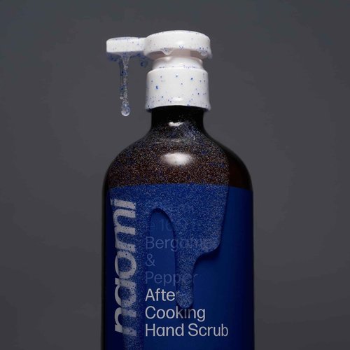 Naomi After-Cooking Hand Scrub | Neutralizes Food Odors | Exfoliating Hand Wash | Luxury Kitchen Soap (Bergamot & Pepper 3-Pack)