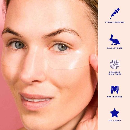 Wrinkles Schminkles Faux-Tox Face Bundle Set: Silicone Patch Cleanser, Forehead Wrinkle Patches & Under Eye Wrinkle Patches