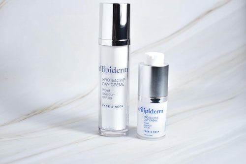 Trilipiderm Protective Day Crème, Broad Spectrum SPF 30 – Lightweight, Fast-Absorbing Moisturizing Sunscreen Protects while helps boost collagen and fight free radical damage