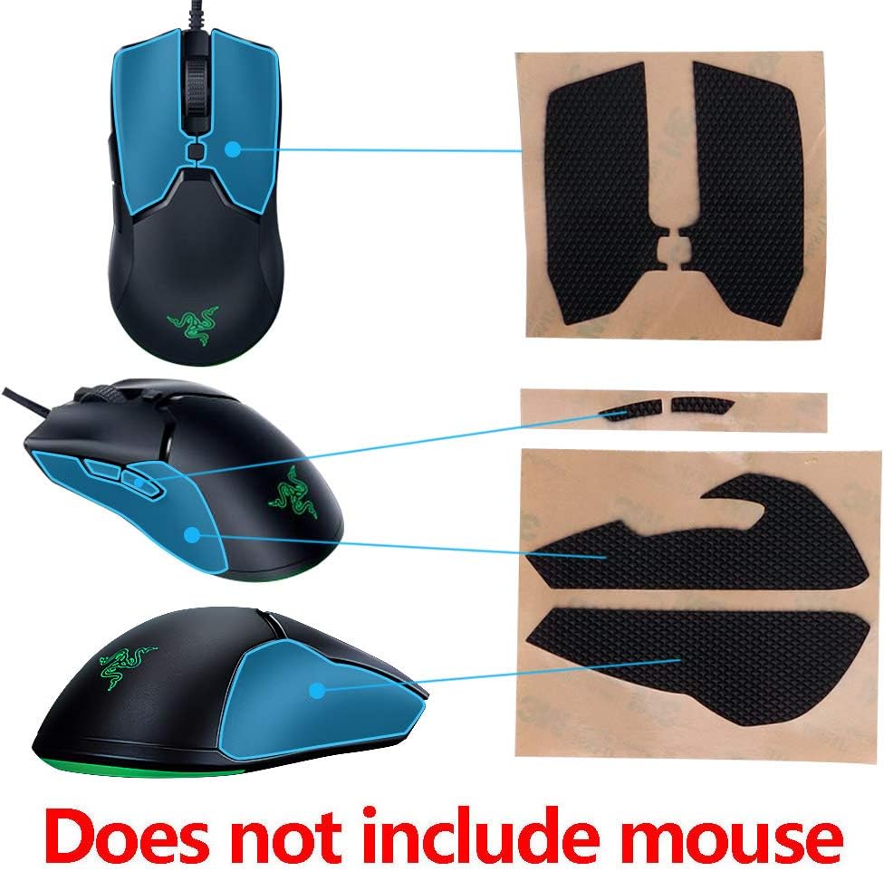 2Sets Mouse Feet Pads Skates Compatible for Razer Viper 8KHz Gaming Mouse (for Razer Viper Wired)