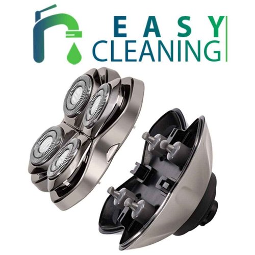 Skull Shaver Pitbull Silver PRO Along with Pitbull Travel Case and Platinum Rinse Stand Combo