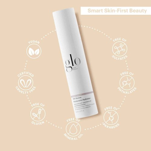 Glo Skin Beauty, HA-Revive Hyaluronic Hydrator | Hyaluronic Acid + Plant Stem Cell Facial Hydrating Moisturizer, 1.7 Ounces