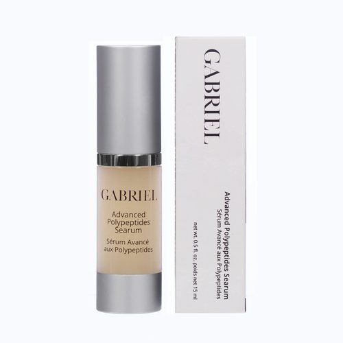 Advanced Polypeptides Searum by Gabriel Cosmetics | All Natural Ingredients to Protect, Nourish, Rejuvenate Skin, 0.5 oz