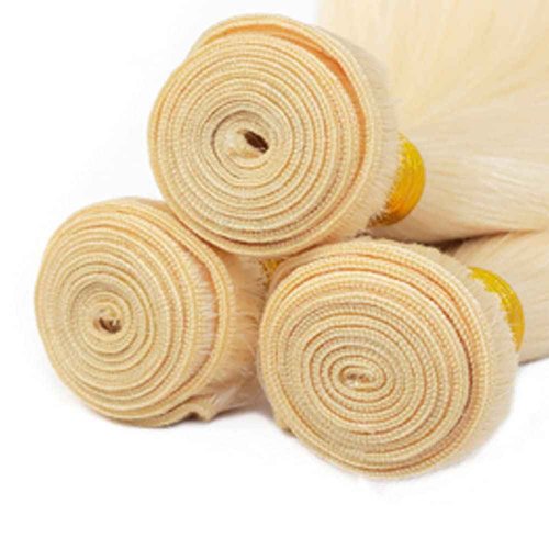 #613 Honey Blonde Bundles Human Hair Blonde Straight Bundles 28 30 32 Inch Unprocessed Brazilian Virgin Hair 3 Bundle 50 Gram Per Bundle Deals Quick Weave Hair For Woman