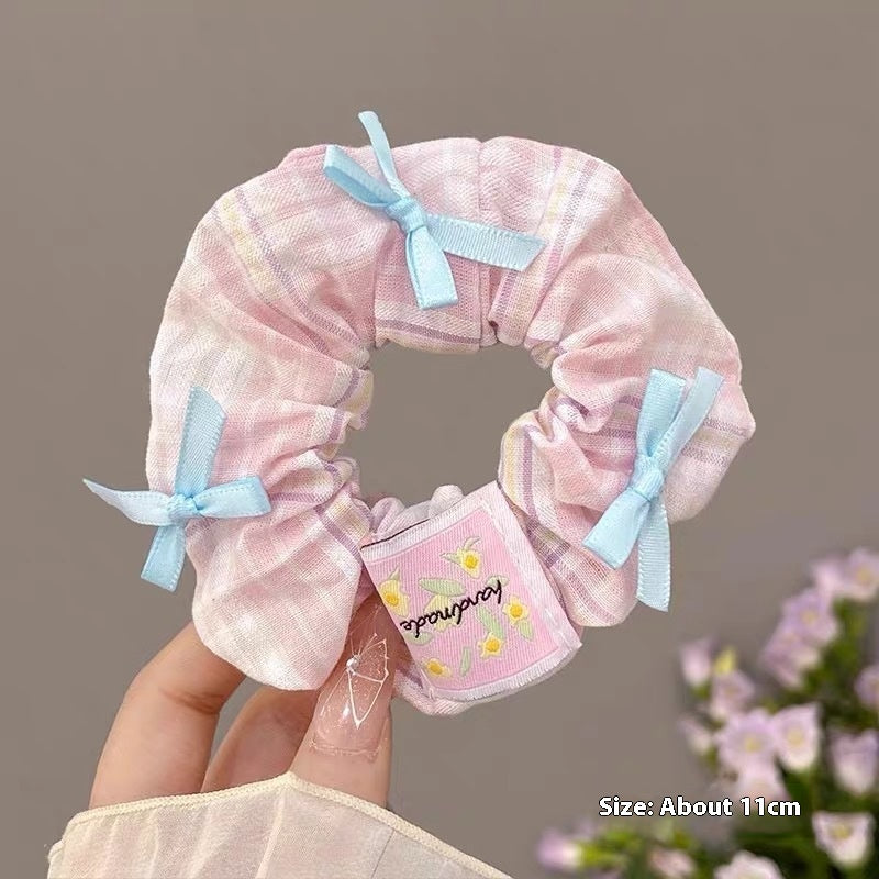 Summer Sweet Lace Scrunchie Hair Tie - Elegant Floral Hair Accessory