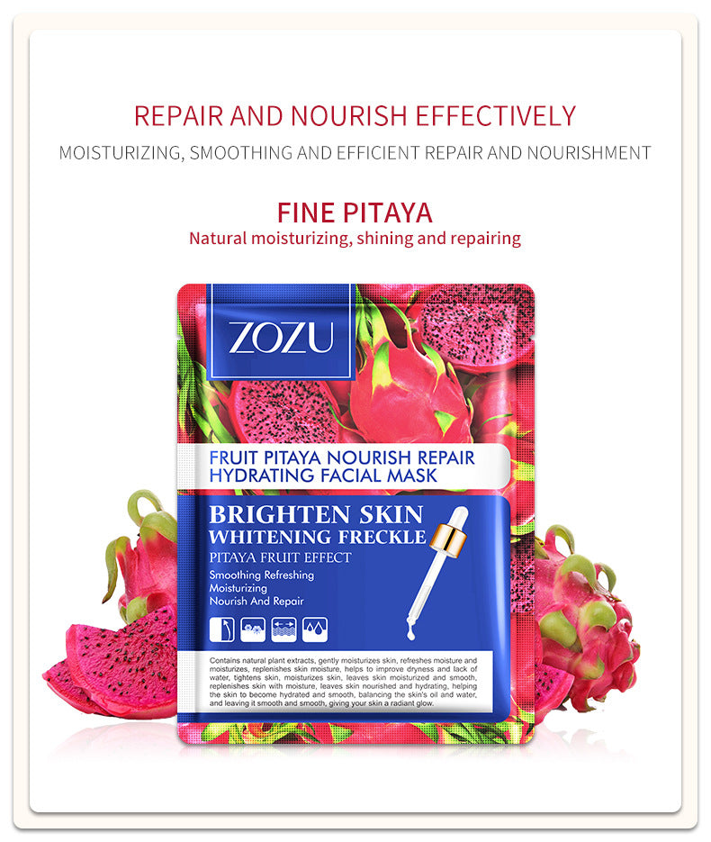 Fruit Flavor Hydrating Facial Mask for All Skin Types - Nourishing Skin Care