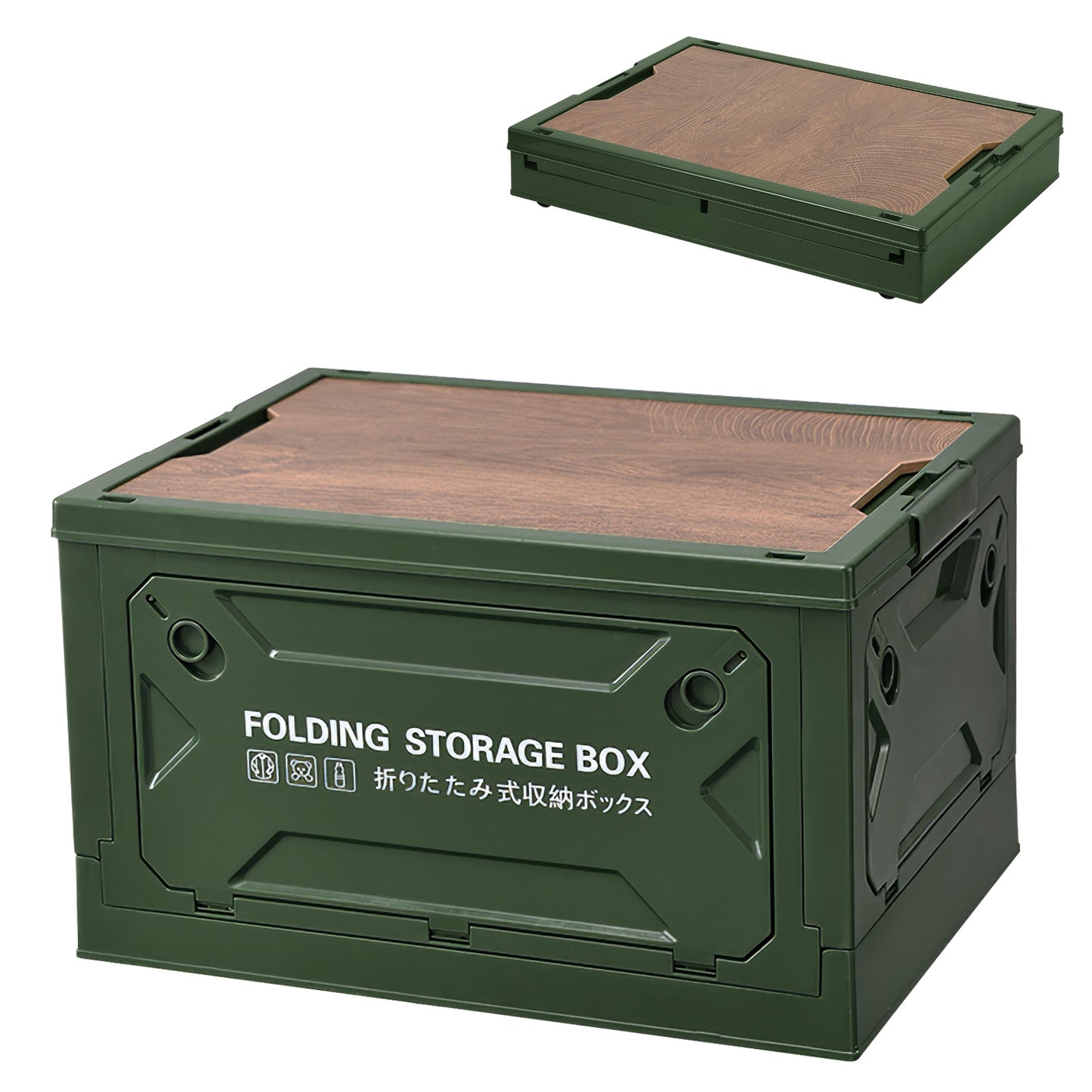 1Pc Folding Storage Bin For Home OrganizationCamping Collapsible