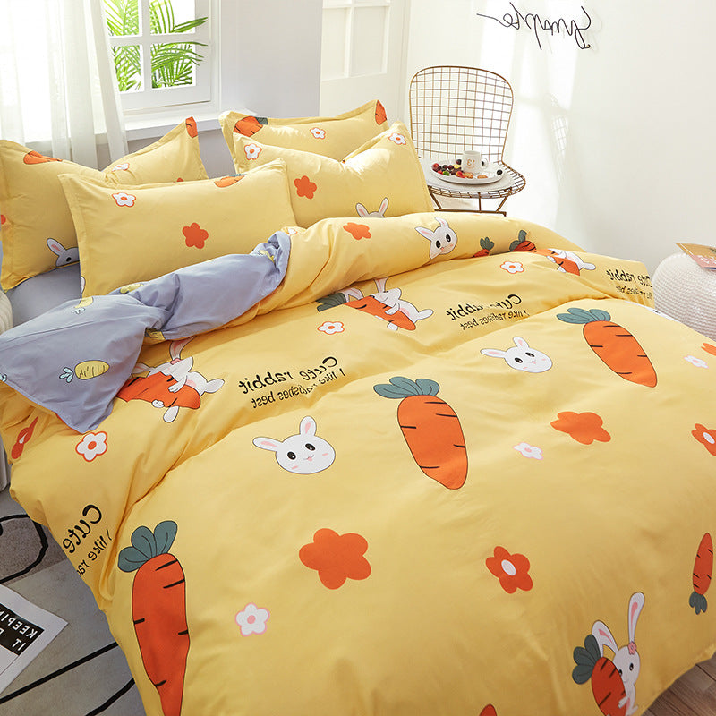 Student Dormitory Single Duvet Cover Set - Autumn & Winter Bedding