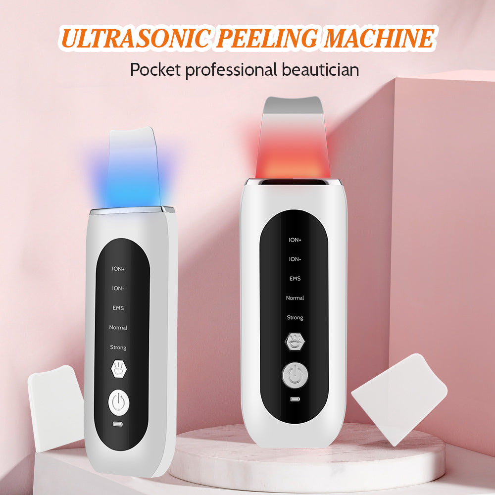 Ultrasonic Facial Skin Spatula Pore Cleansing Device