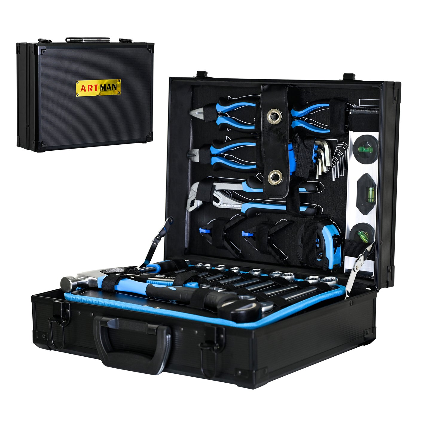 Combined Maintenance Tool Set - 247-Piece General Purpose Toolbox in Blue