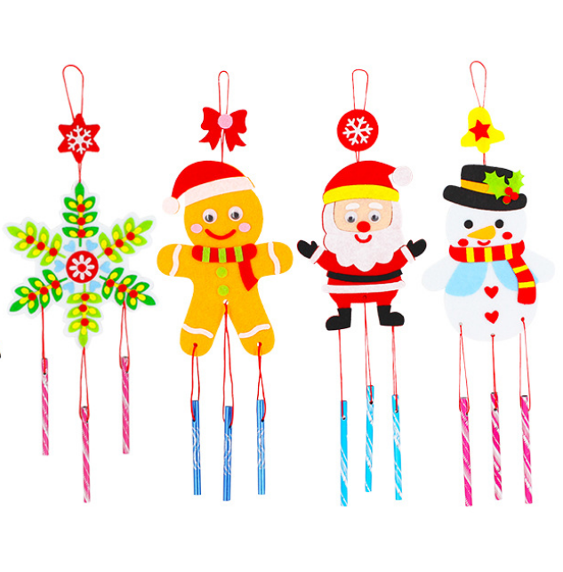 Christmas Wind Chime Decoration Pendant Nonwoven Festive Outdoor Decor
