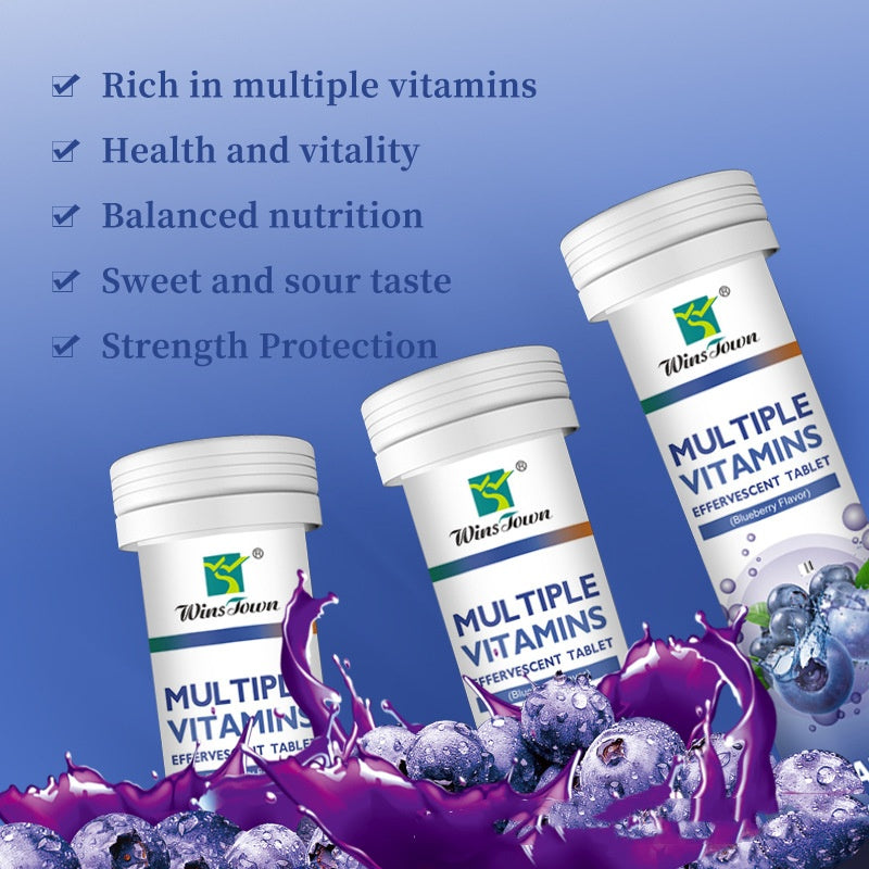 Effervescent Vitamin C Supplement Tablets - Orange Flavor
