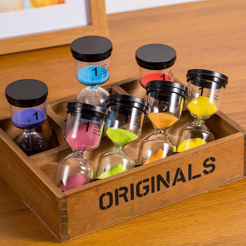 Quicksand Hourglass Bottle - Creative Glass Timer for Home Decor