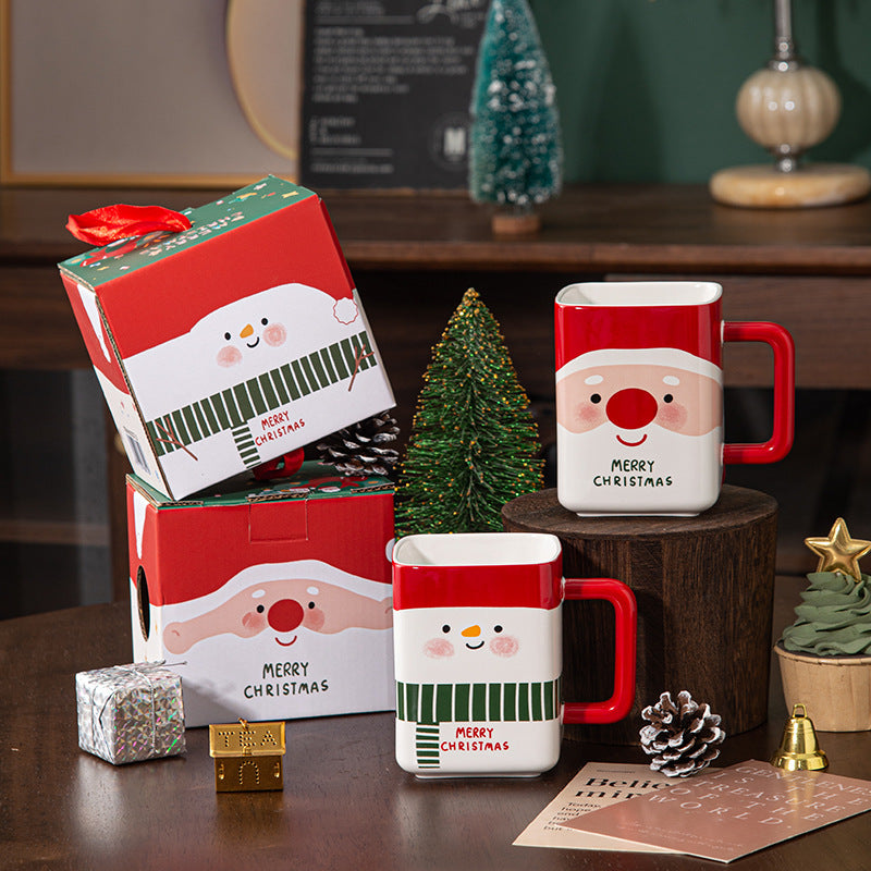 Christmas Ceramic Mug Creative Holiday Drinkware - Multiple Styles