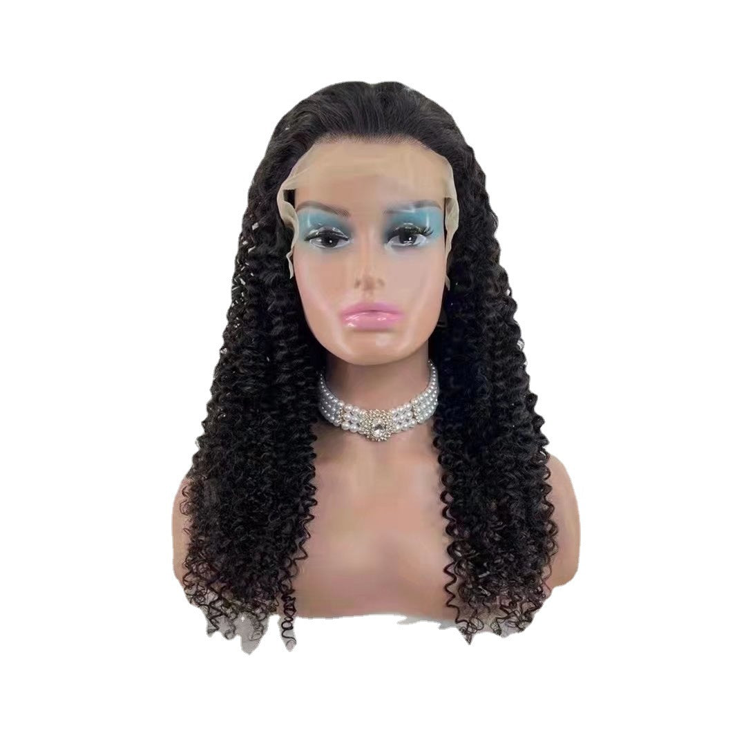 Curly 13x4 Lace Front Human Hair Wigs for Women - Natural, Soft & Dyeable