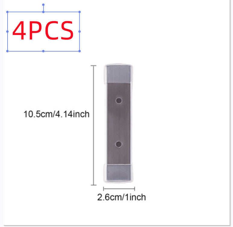 Toilet Magnet PC Plastic Tube Square Packaging - Bathroom Storage Accessory
