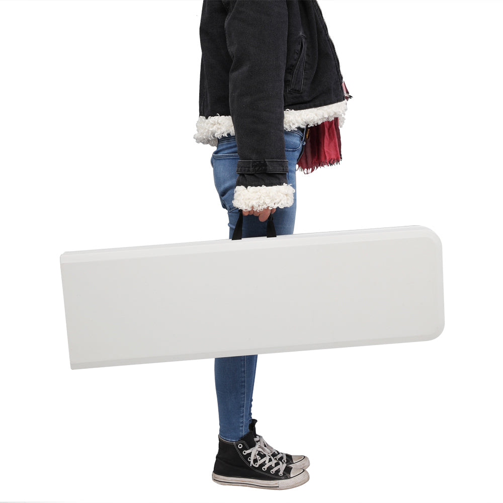 6-Foot Portable Folding Bench - Lightweight, Stain Resistant