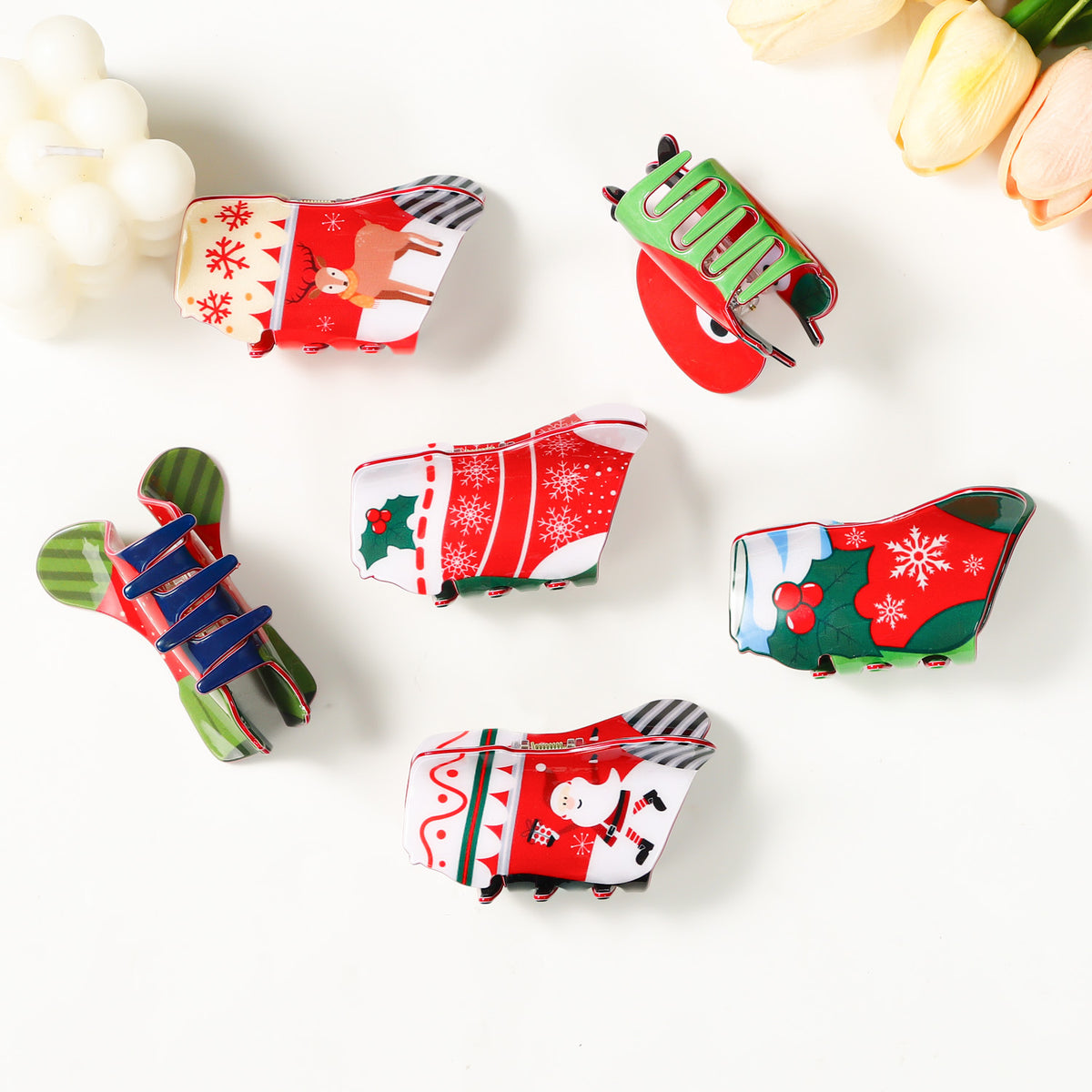 Cute Cartoon Christmas Hairpin