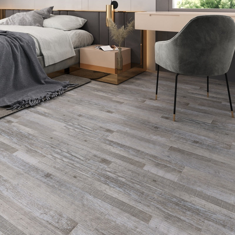 Waterproof Vinyl Peel and Stick Flooring Tiles - Light Gray - 36 PCS
