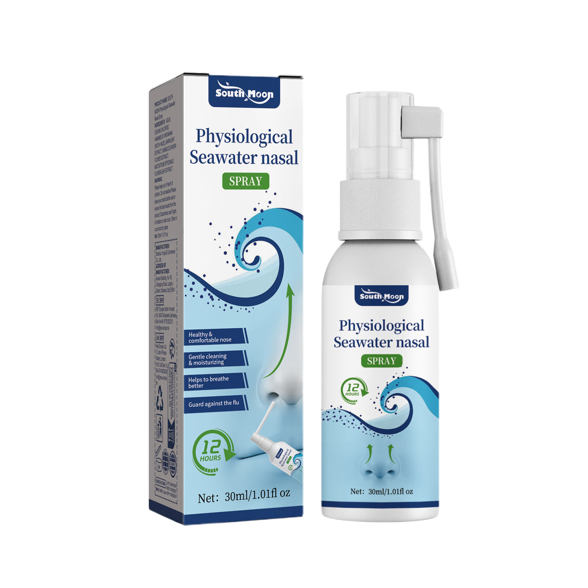 Saline Nasal Spray 30ml - Congestion Relief