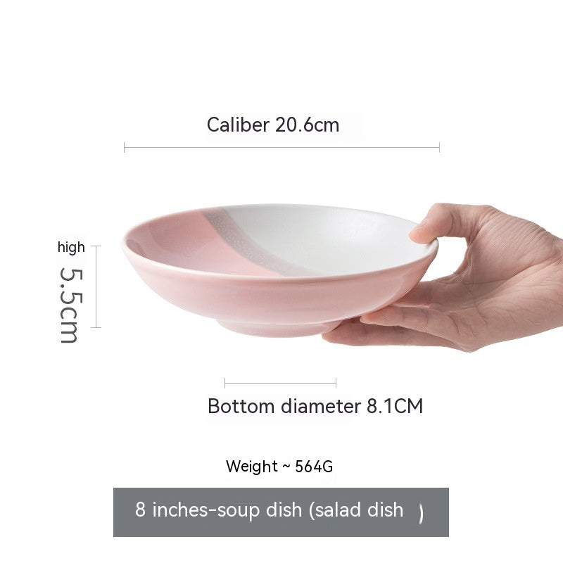 Flat Dish Set for Home Kitchen - Assorted Styles & Sizes