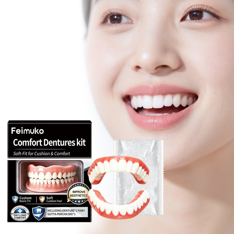 Comfortable Resin Denture Set