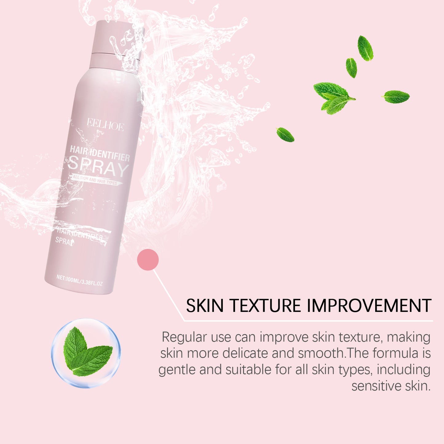 Hydrating Facial Cleansing Spray with Eyebrow Pencil Set - Moisturizing & Refreshing
