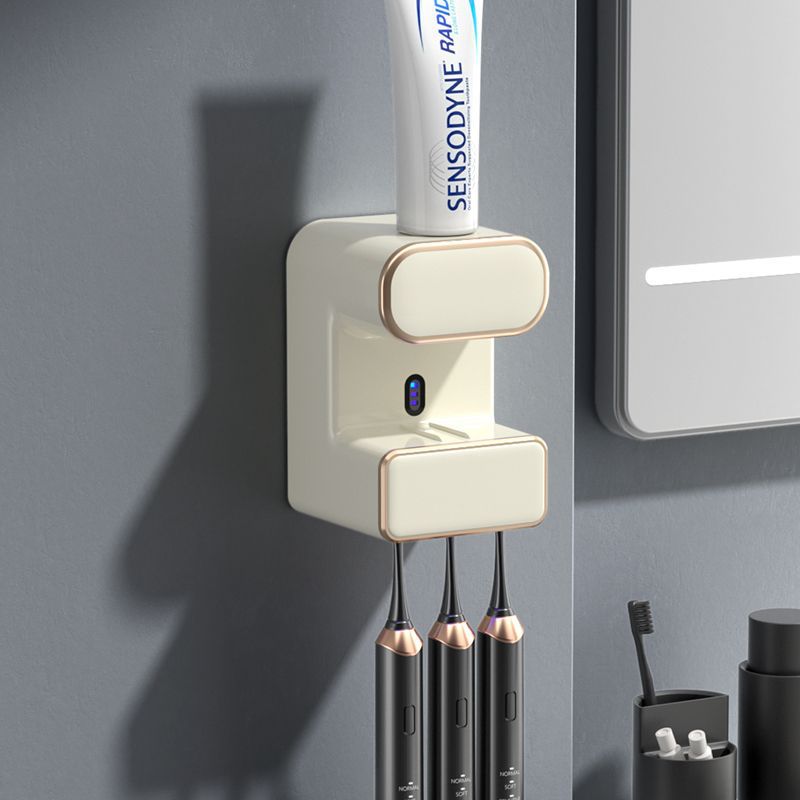 Disinfection Toothpaste Squeezing Tool with Intelligent Induction Toothbrush Holder