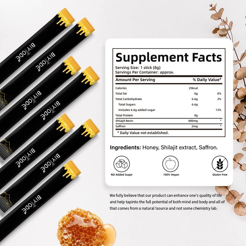 Shilajit Honey Sticks - 30 Count Box