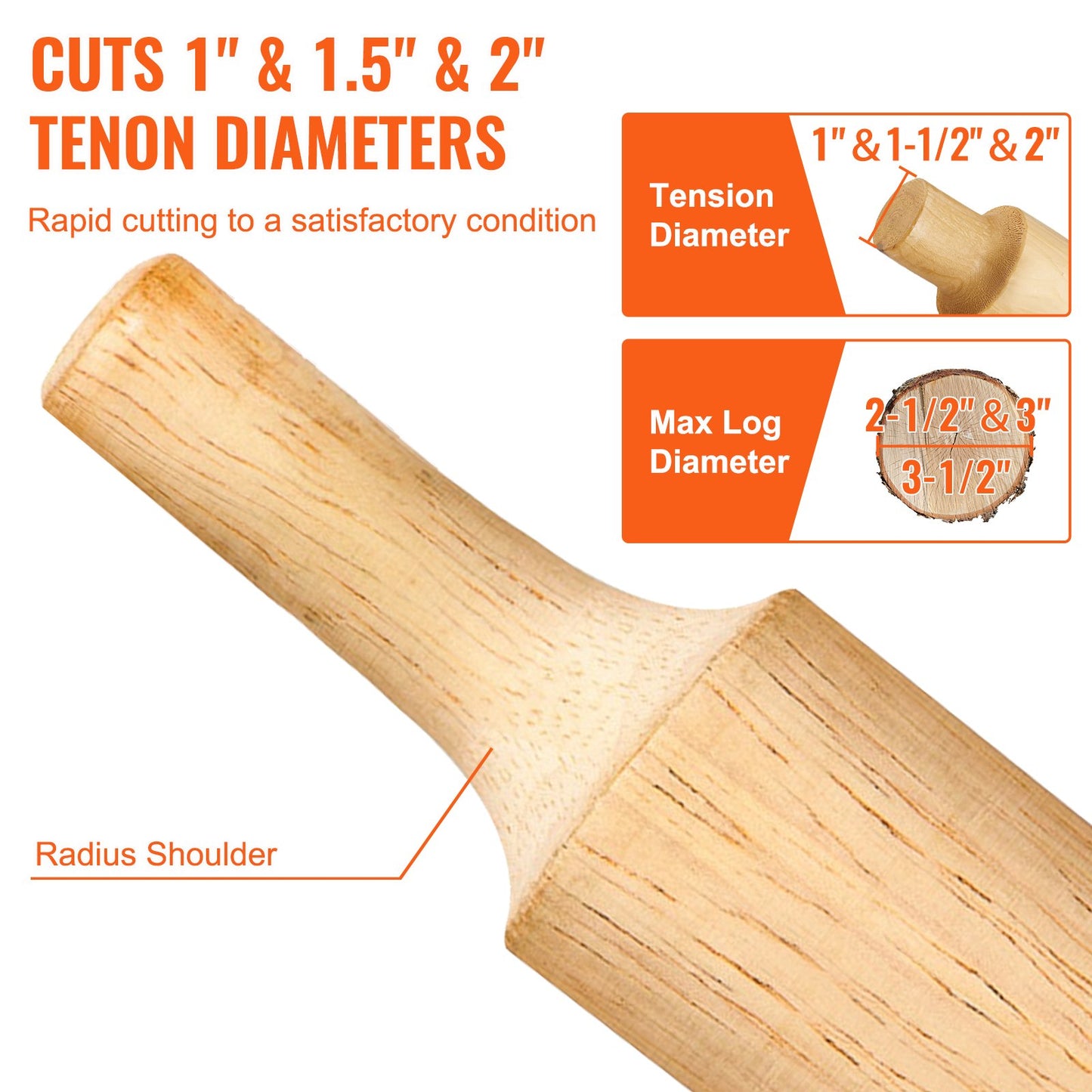 Log Furniture Tenon Cutter Kit - 1