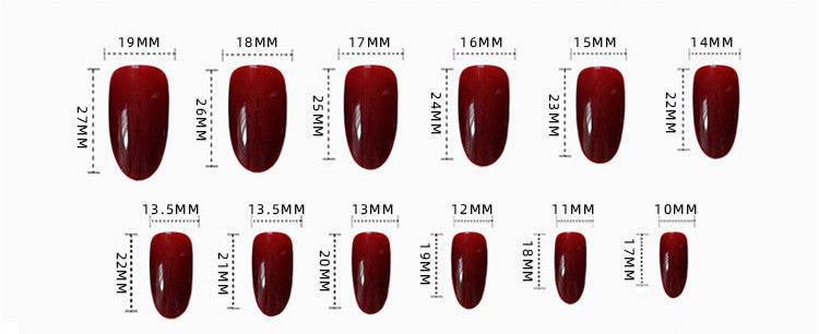 False Nail Sheet with Rose Pattern - Nail Art Tips & Accessories