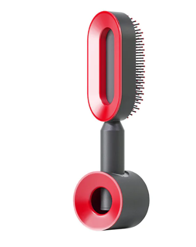 Self-Cleaning Hair Brush with 3D Air Cushion for Scalp Massage & Detangling