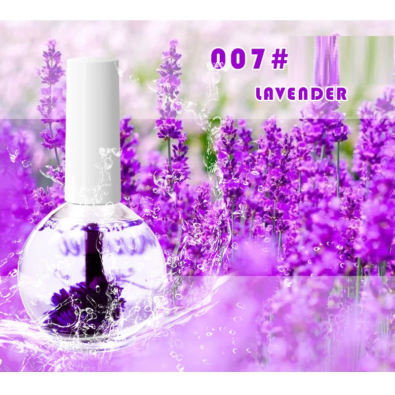 Dried Flower Cuticle Oil - 15ml Moisturizing Nail & Cuticle Treatment