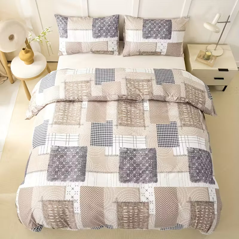 Bedding Set with Comforter and Pillowcases - Multiple Sizes