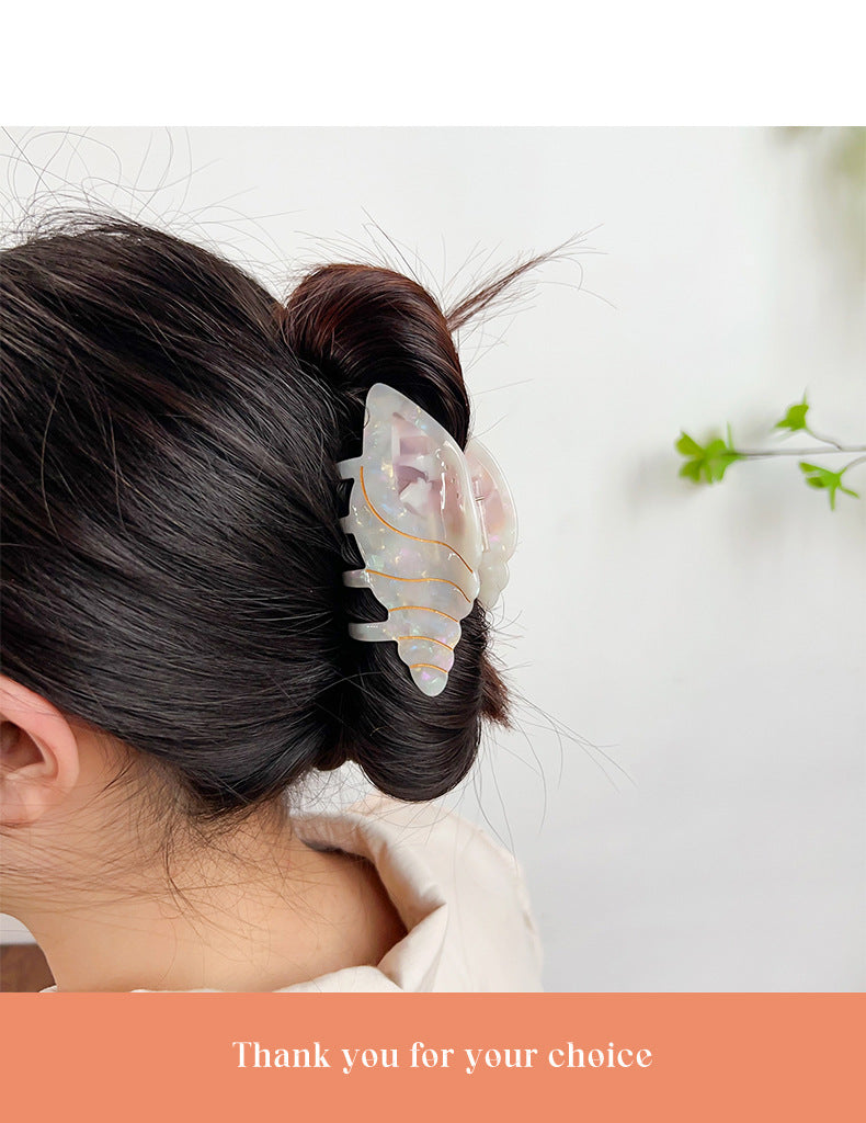 Summer Acetate Conch Hair Barrettes - Cute Hair Accessories