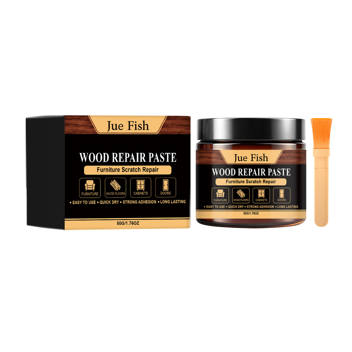 Wood Repair Paste 50g for Furniture Touch-Up Home DIY