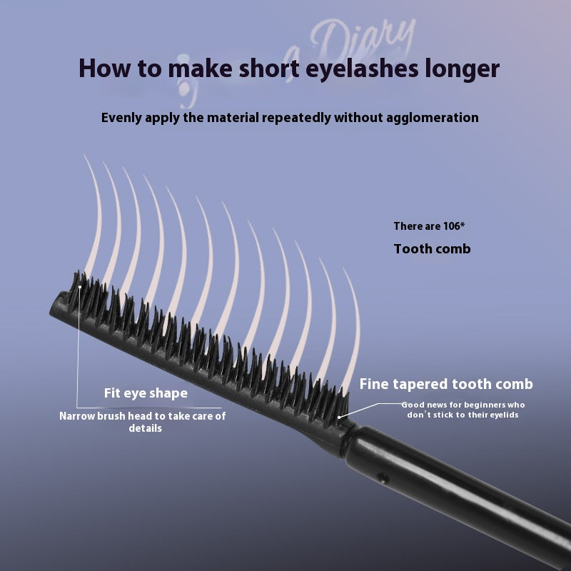 Long-Lasting Curling Mascara - Black or Brown, Sets Available